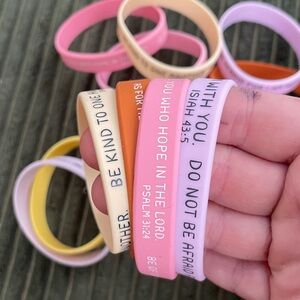 16 Bible Verse Braclets